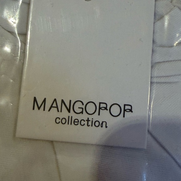 NWT Mangopop XXL Mock Turtleneck Elegant White Long Sleeve Bodysuit - Picture 4 of 6